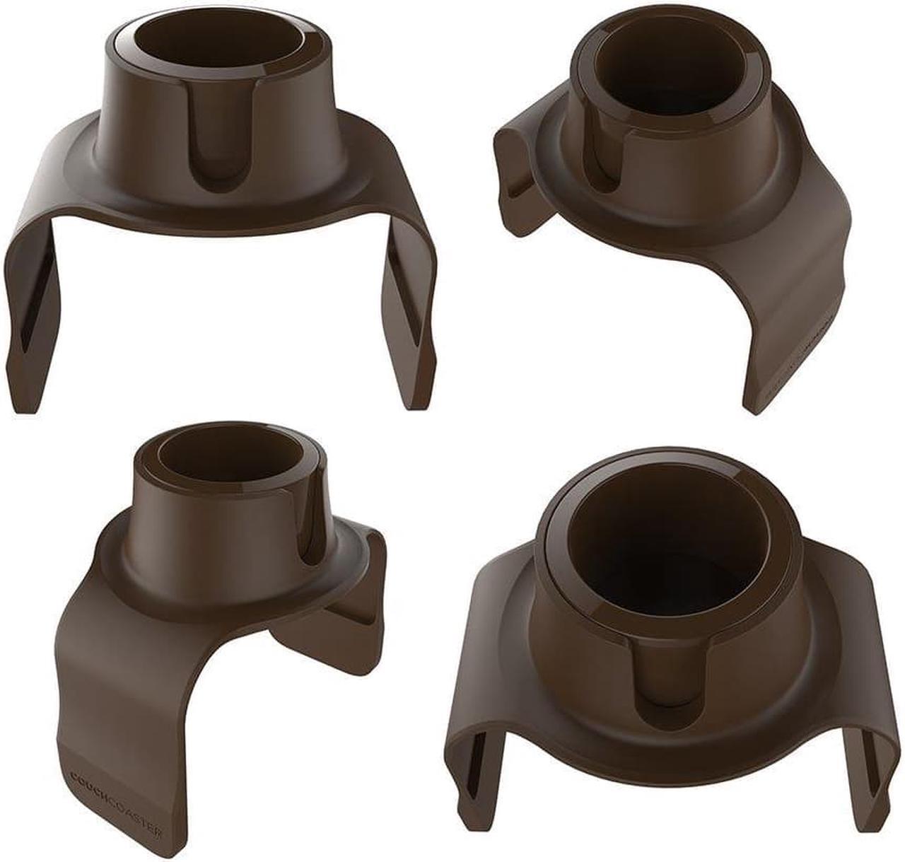Alt view image 9 of 18 - CouchCoaster Weighted Drink Holder One Size Fits All Drinks, Mocha Brown