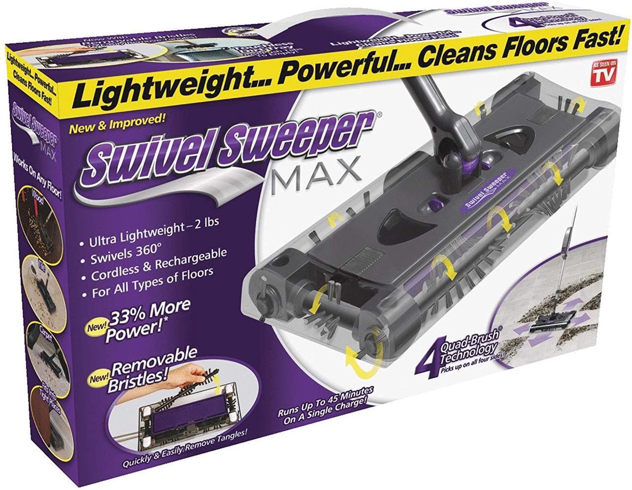 Main image of Ontel Swivel Sweeper Max - Rechargeable & Cordless Vacuum