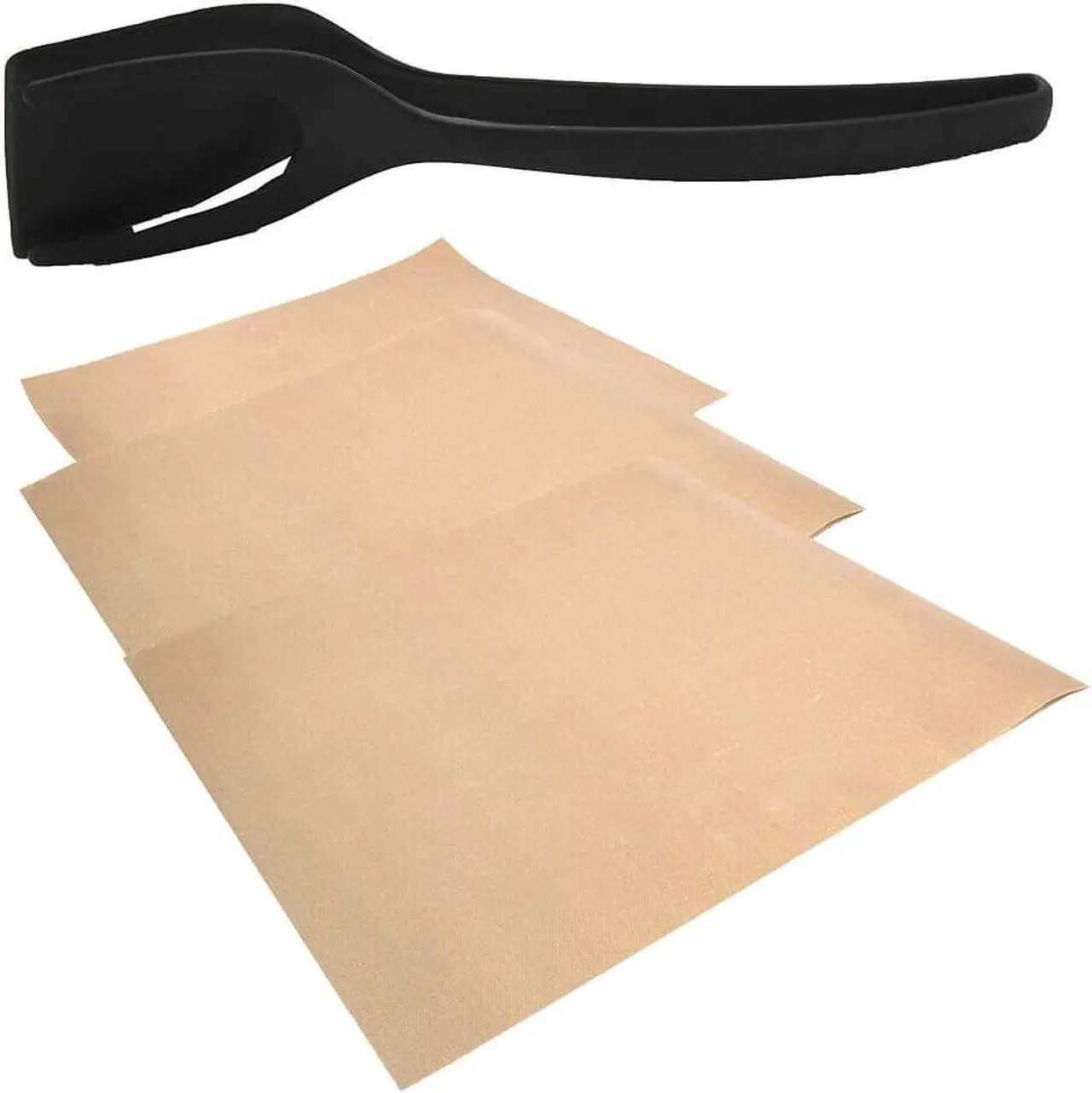 Alt view image 2 of 3 - Yoshi Copper Grill and Bake Mat (3 Pack) and Bonus Flipper Spatula MO