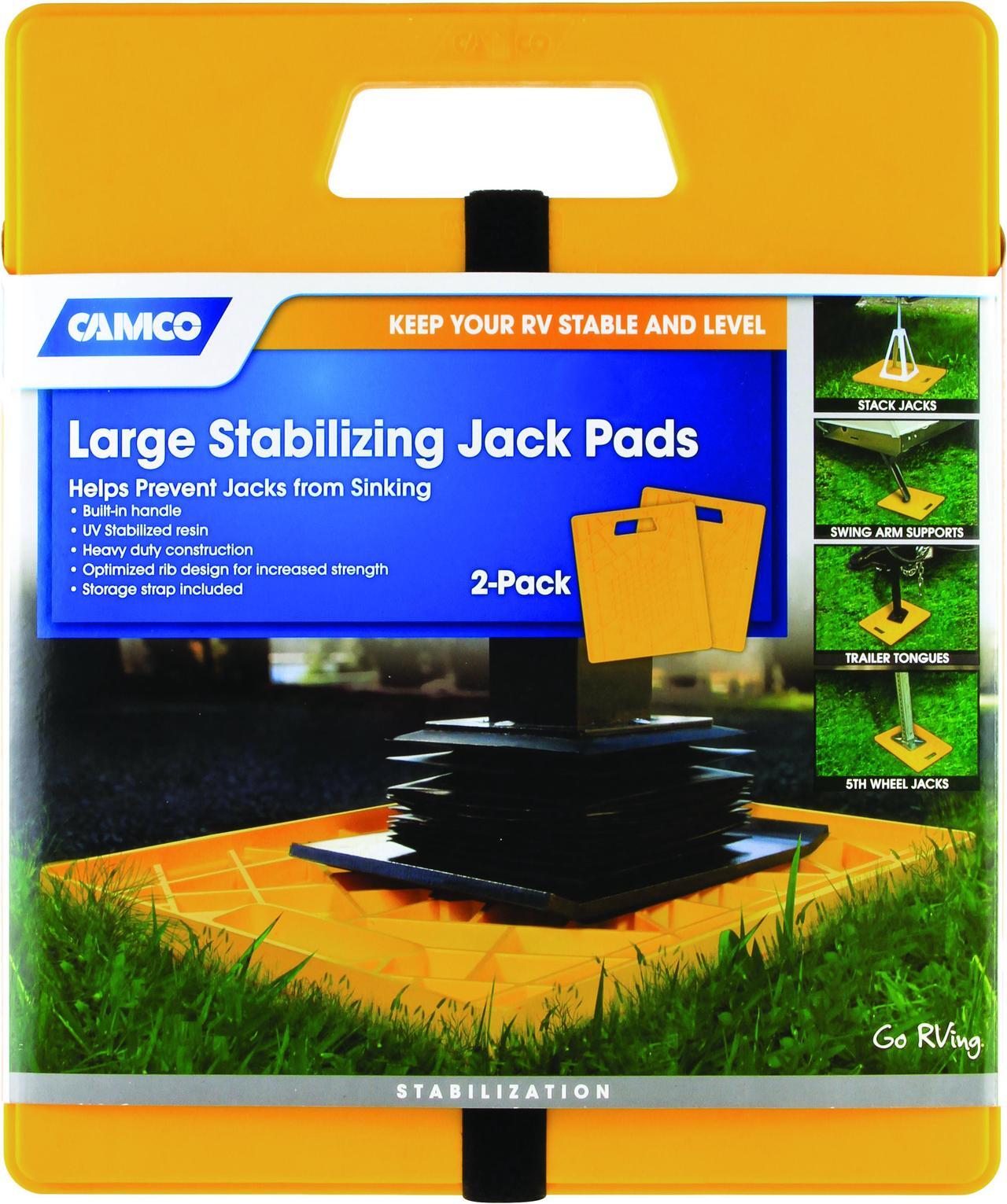 Alt view image 5 of 5 - Large Stabilizing Jack Pads - Two Pack - by Camco