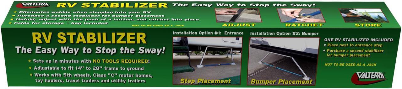 Alt view image 4 of 7 - Valterra RV Stabilizer, 14"-28", Universal 020106