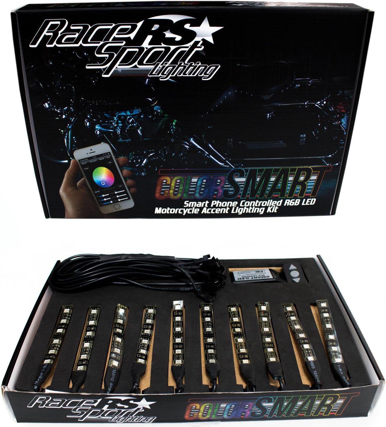 Main image of RSMKCS - ColorSMART RGB LED Flexible Motorcycle Kit w/ Bluetooth Control & Chasing