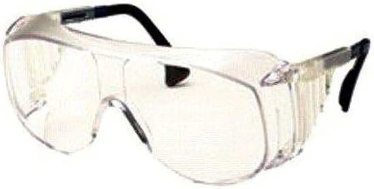 Main image of Uvex 763-S0112 Ultraspec 2001 OTG Safety Eyewear, Clear/Black Frame, Clear Lens