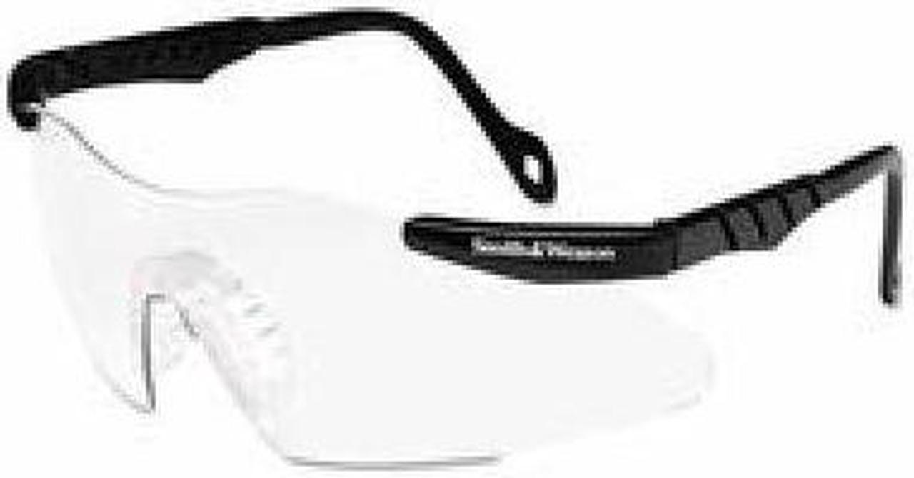 Main image of Magnum 3G Safety Eyewear, Smoke Polycarb Anti-Scratch Lenses, Black Ny