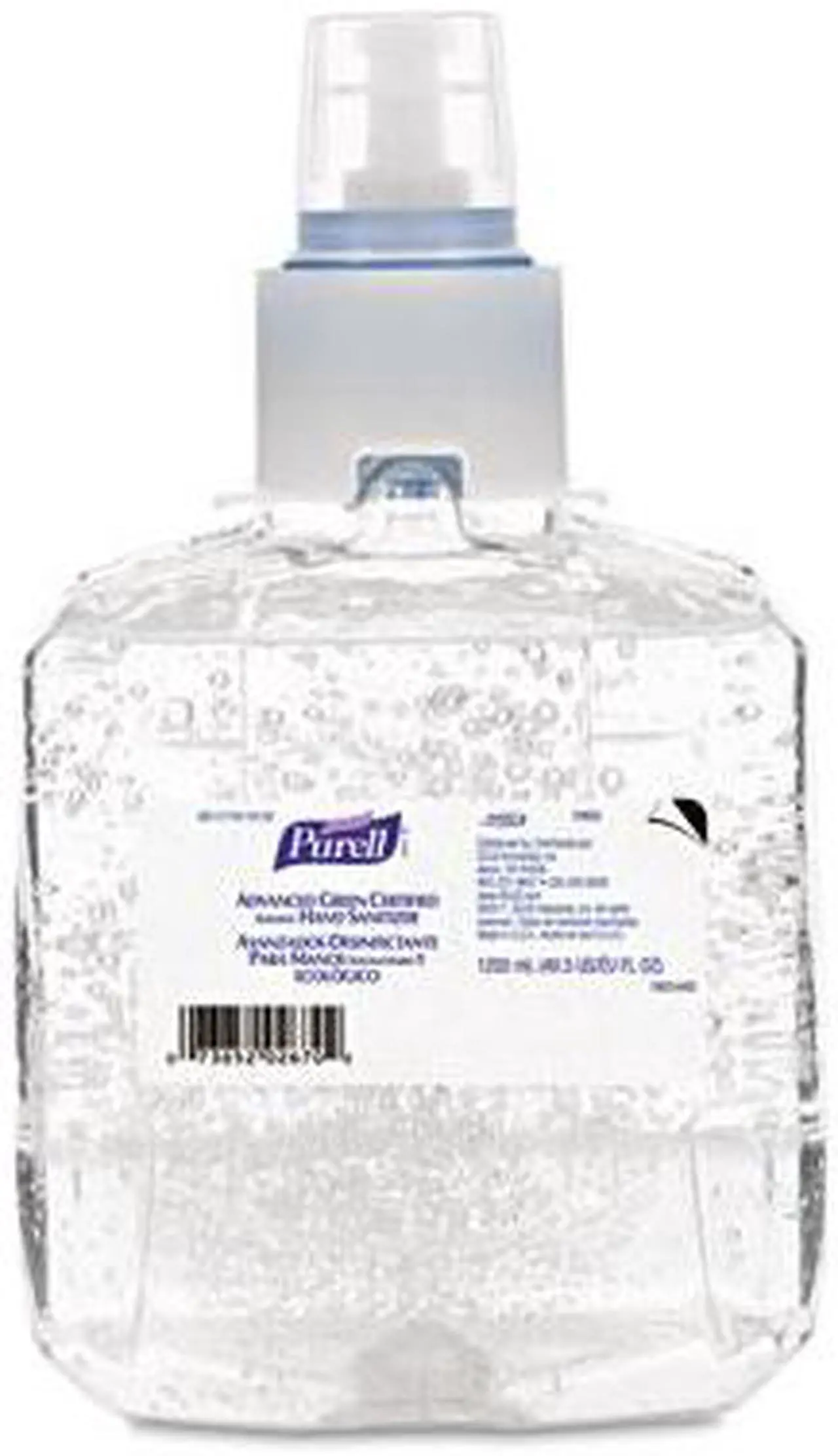 Alt view image 5 of 12 - Purell 190302CT  Advanced Green Certified Instant Hand Sanitizer Refill, 1200mL, FragranceFree, 2/Carton, 1 Carton