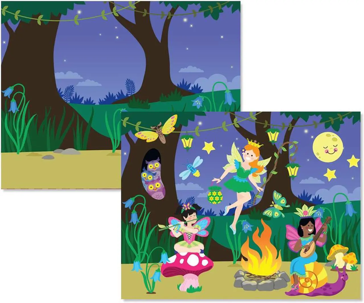 Alt view image 5 of 10 - Melissa & Doug Reusable Sticker Pad - Fairies