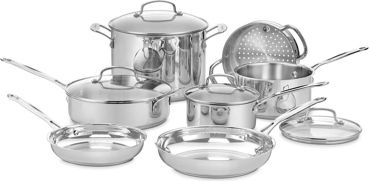 Main image of Cuisinart Chef's Classic Stainless Steel 11-piece Cookware Set