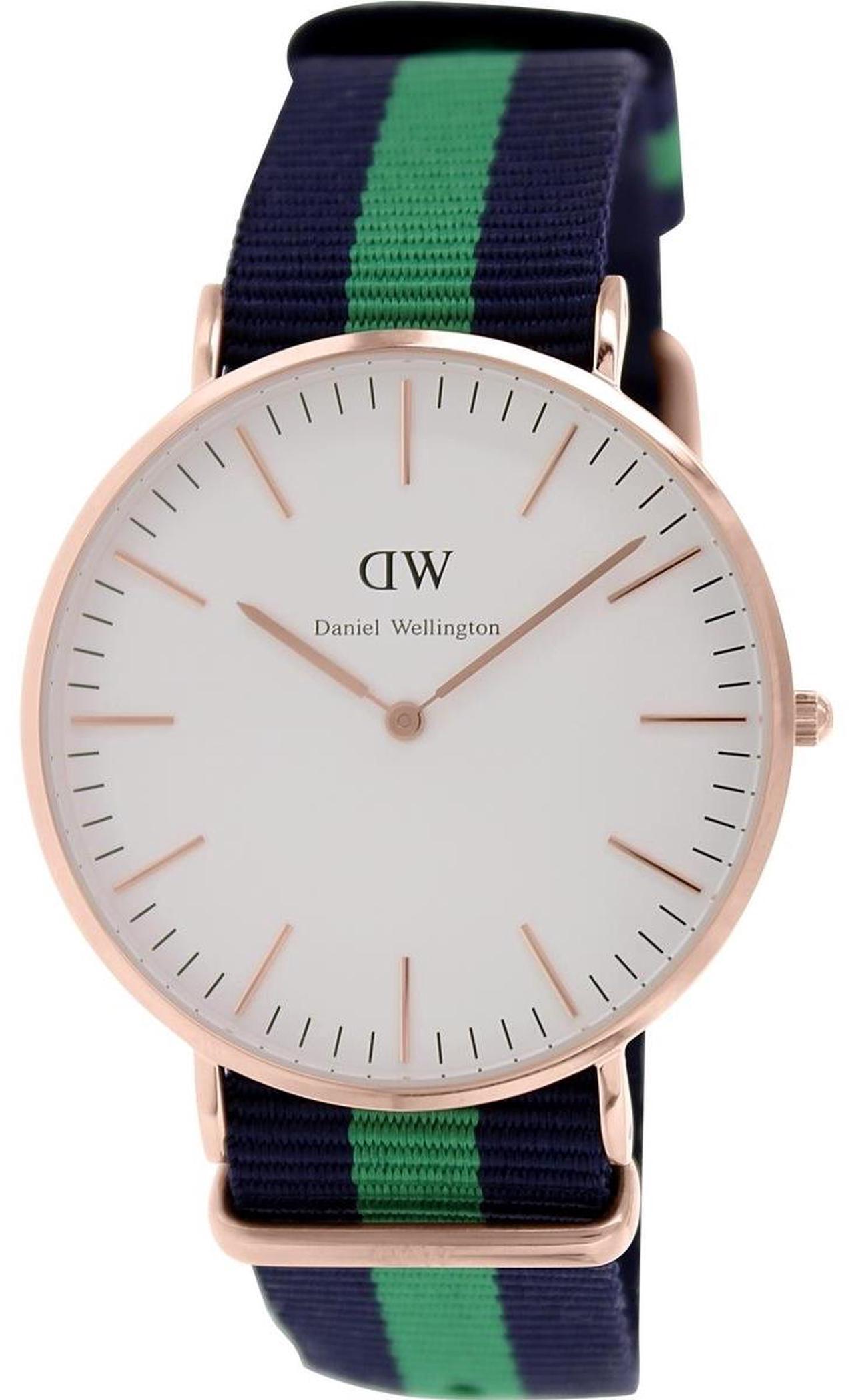 Main image of Daniel Wellington Men's Warwick White Nylon Quartz Watch