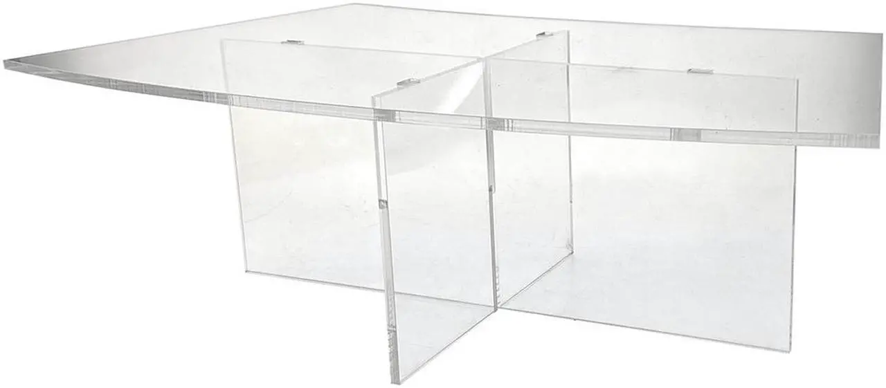 Alt view image 2 of 7 - OnDisplay Cross Tier Acrylic Display Rack/Stand - Clear Food Display Stage (5" Height)