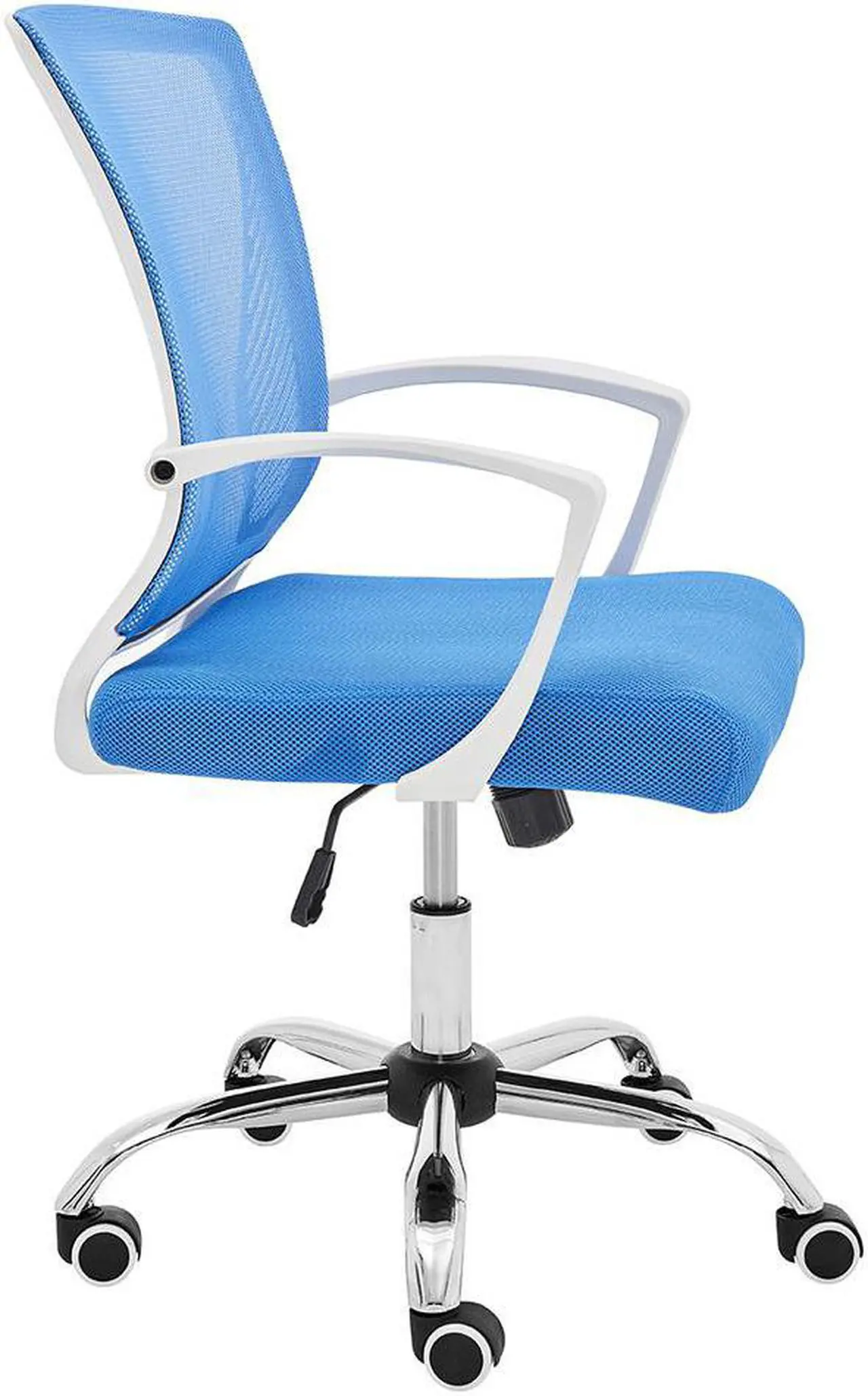 Alt view image 3 of 7 - Modern Home Zuna Mid-Back Office Chair - White/Blue