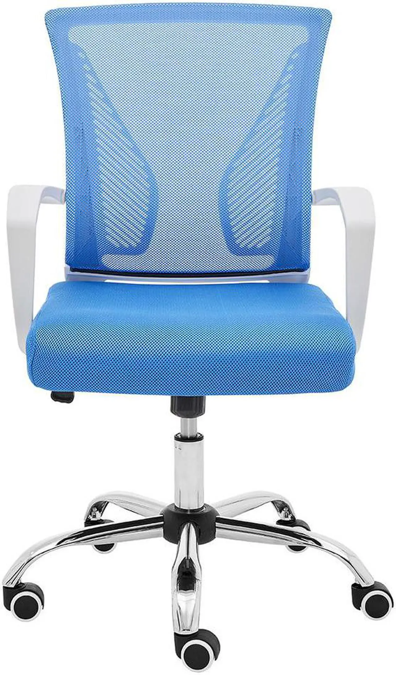 Alt view image 2 of 7 - Modern Home Zuna Mid-Back Office Chair - White/Blue