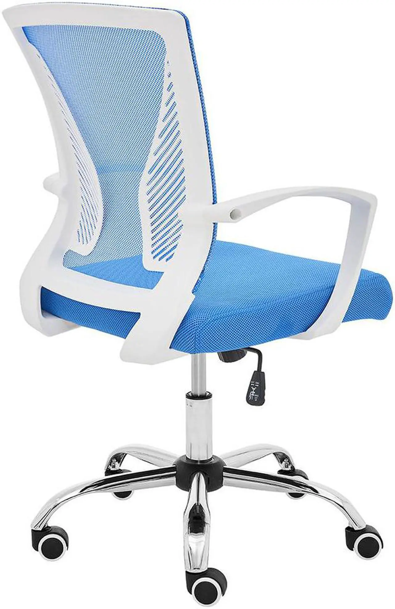 Alt view image 4 of 7 - Modern Home Zuna Mid-Back Office Chair - White/Blue