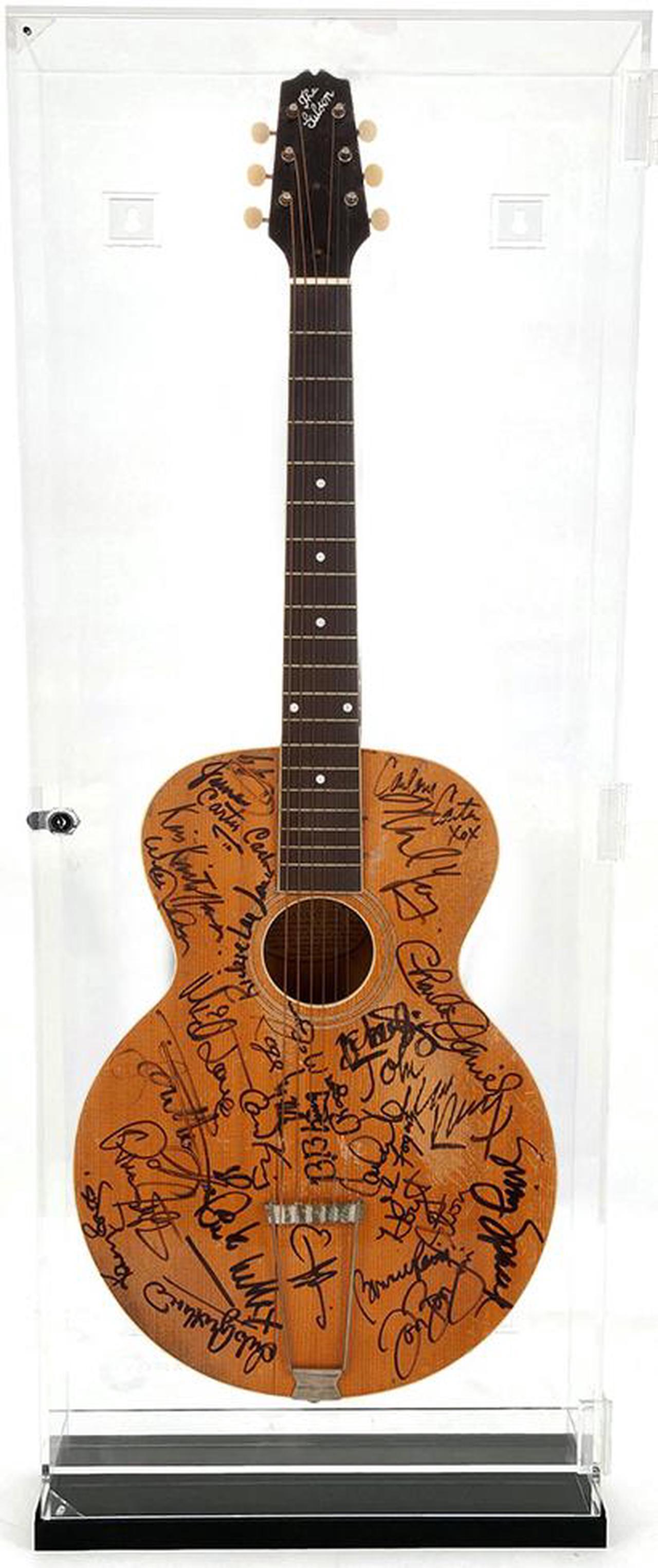 Alt view image 5 of 7 - OnDisplay Deluxe Acrylic Wall Mounted/Tabletop UV-Protected Electric Guitar Display Case w/Lights