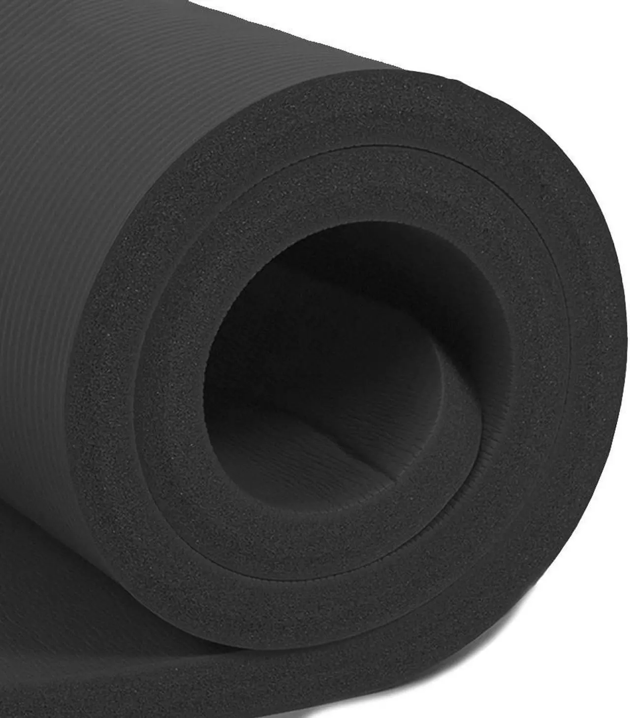 Alt view image 2 of 7 - AUM High Density HD Foam Tech Yoga Exercise Mat - 72" x 24" x 0.4"