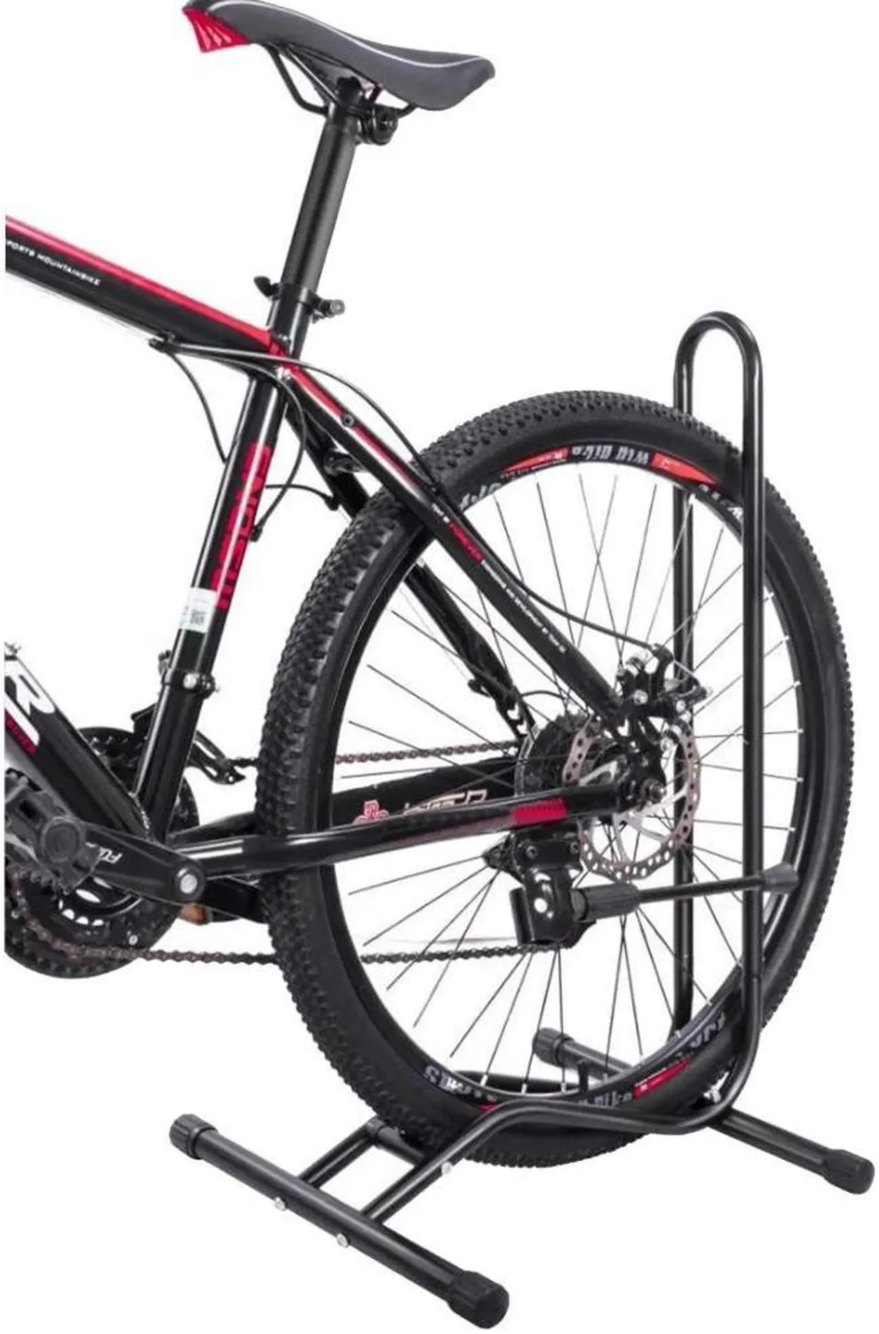 Main image of Vandue Universal Freestanding Bicycle Parking Stand - Fits Road/Mountain Bikes - Indoor/Outdoor