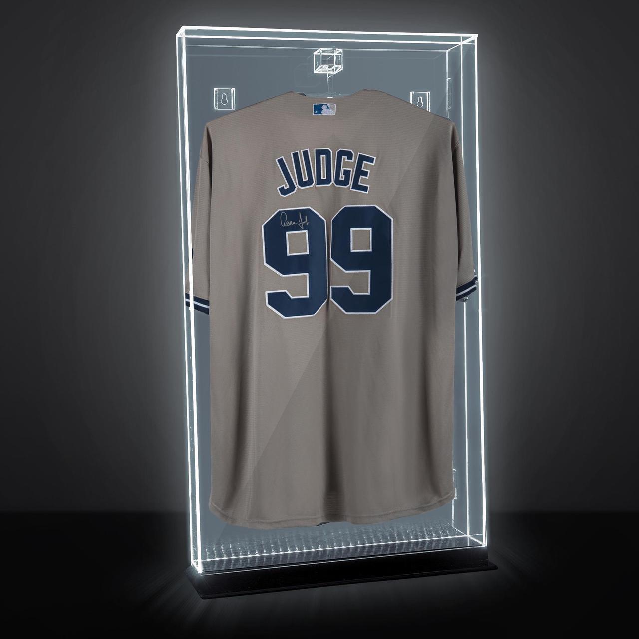 Main image of OnDisplay Lux UV Locking Acrylic Wall Mount/Freestanding Jersey Display Case with Lights and Remote Control - All Sports Jerseys
