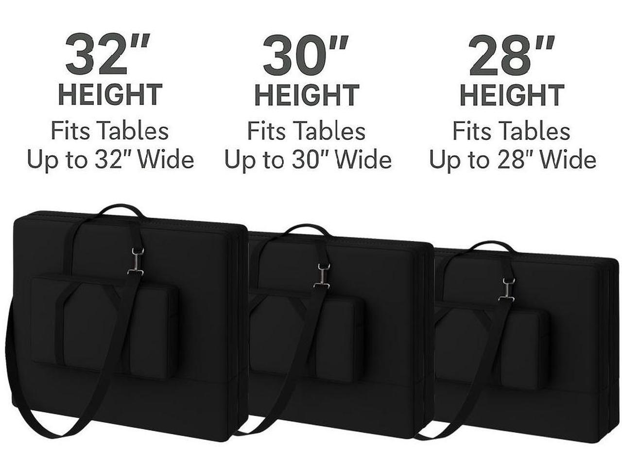 Alt view image 7 of 7 - Royal Massage Universal Massage Table Carrying Case with Large Front Pocket (30")