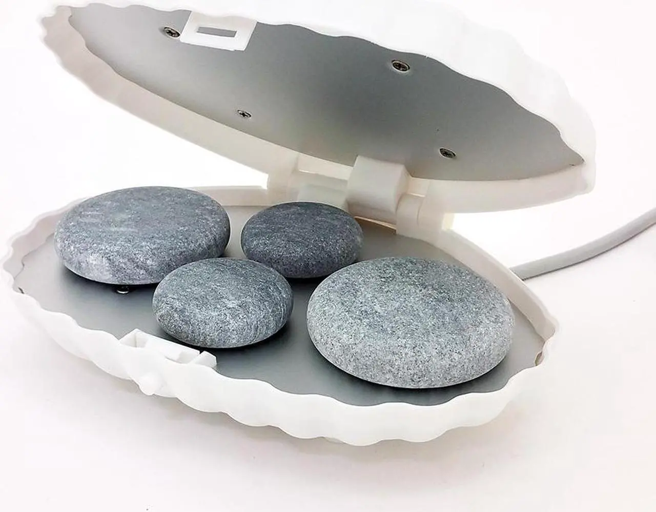 Main image of Royal Massage Clamshell Hot Stone Heater w/4 Hot Rocks