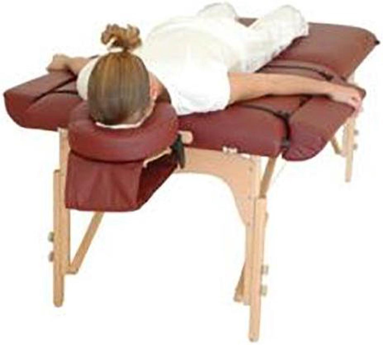 Alt view image 2 of 3 - Royal Massage Universal Side Armrest Extension Bolster Pillow Set (Beige)