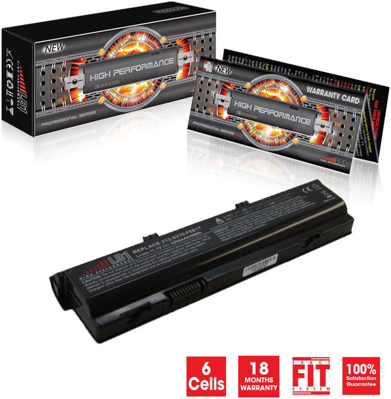 LB1 High Performance© Dell Alienware P08G001 Laptop Battery 11.1V ...