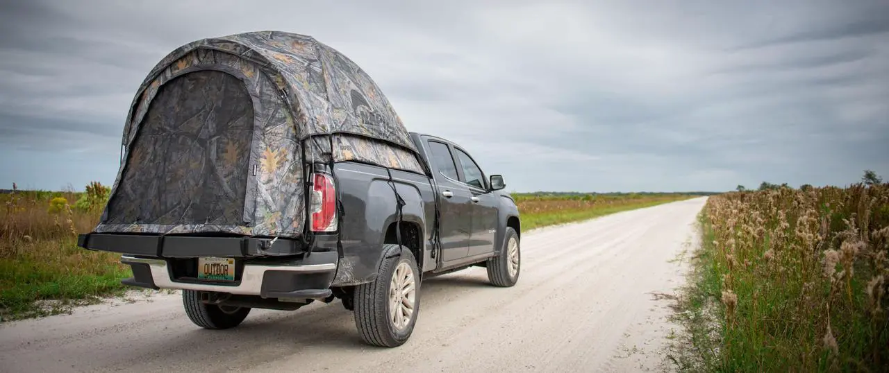Alt view image 3 of 17 - Napier Backroadz Truck Tent Compact Regular Box Camo