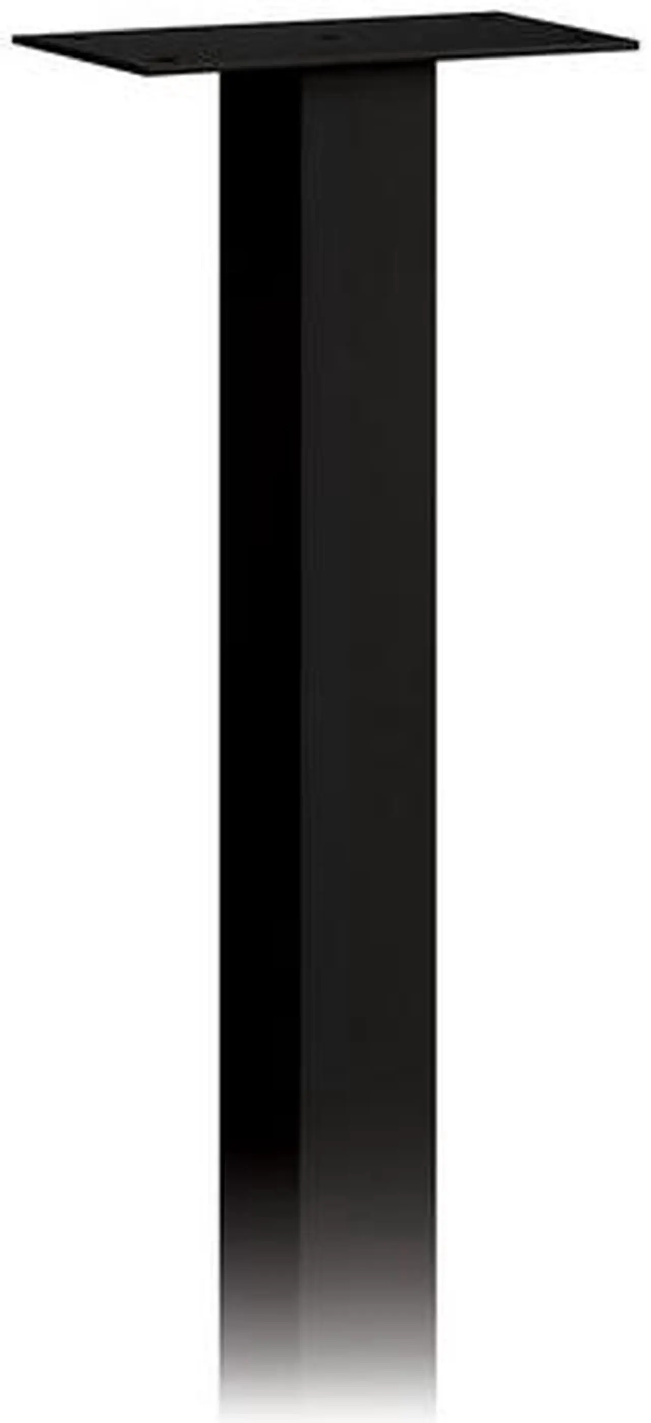 Main image of SALSBURY INDUSTRIES 4895BLK Post, Black, Powder Coated, In Ground, -