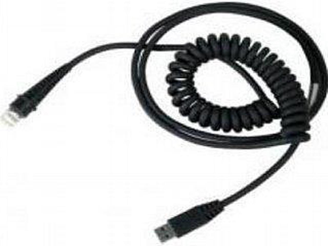 Main image of Honeywell Cbl-500-500-C00 Coiled Usb Black Cable, Type A 5V Host Power;16.4'