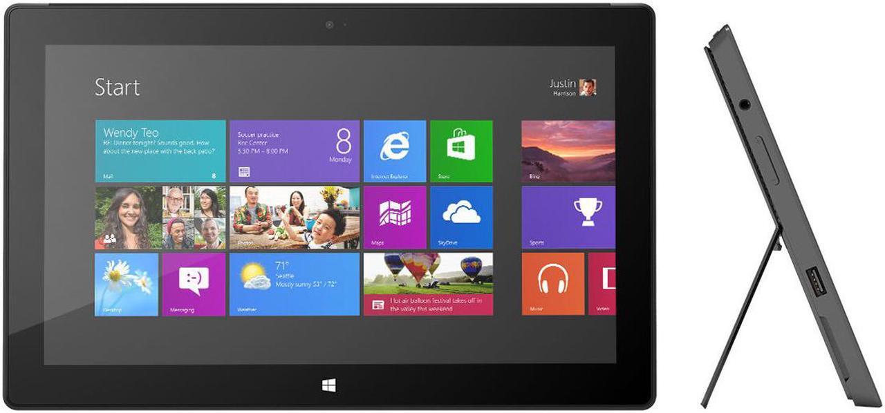 Main image of Microsoft Surface Pro 2 (1601) - 10.6" 4GB, 128GB Wi-Fi Dark Titanium Grade A
