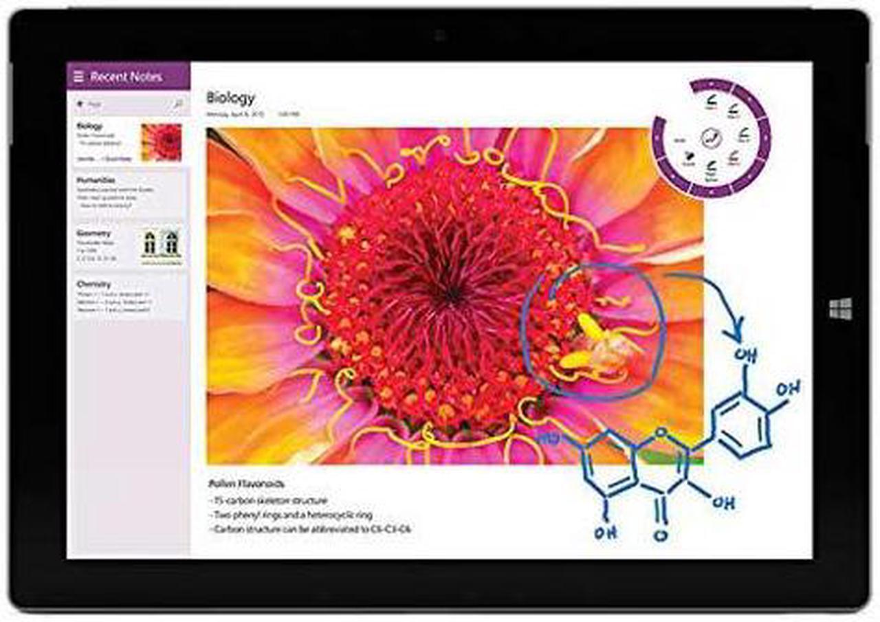 Main image of Microsoft Surface 3 (1645) - 10.8" 4GB, 128GB Wi-Fi Silver Grade A