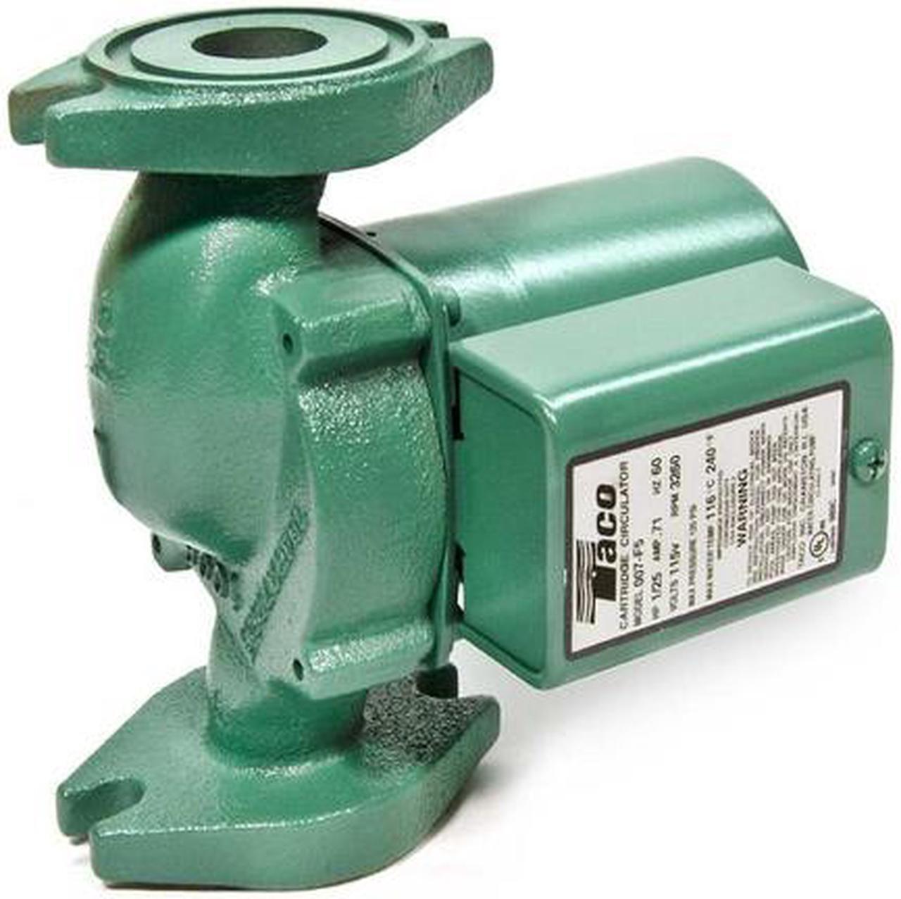 Main image of Taco Model 007 (007-F5) Cast Iron Cartridge Circulator Pump (1/25 HP, 125 PSI)