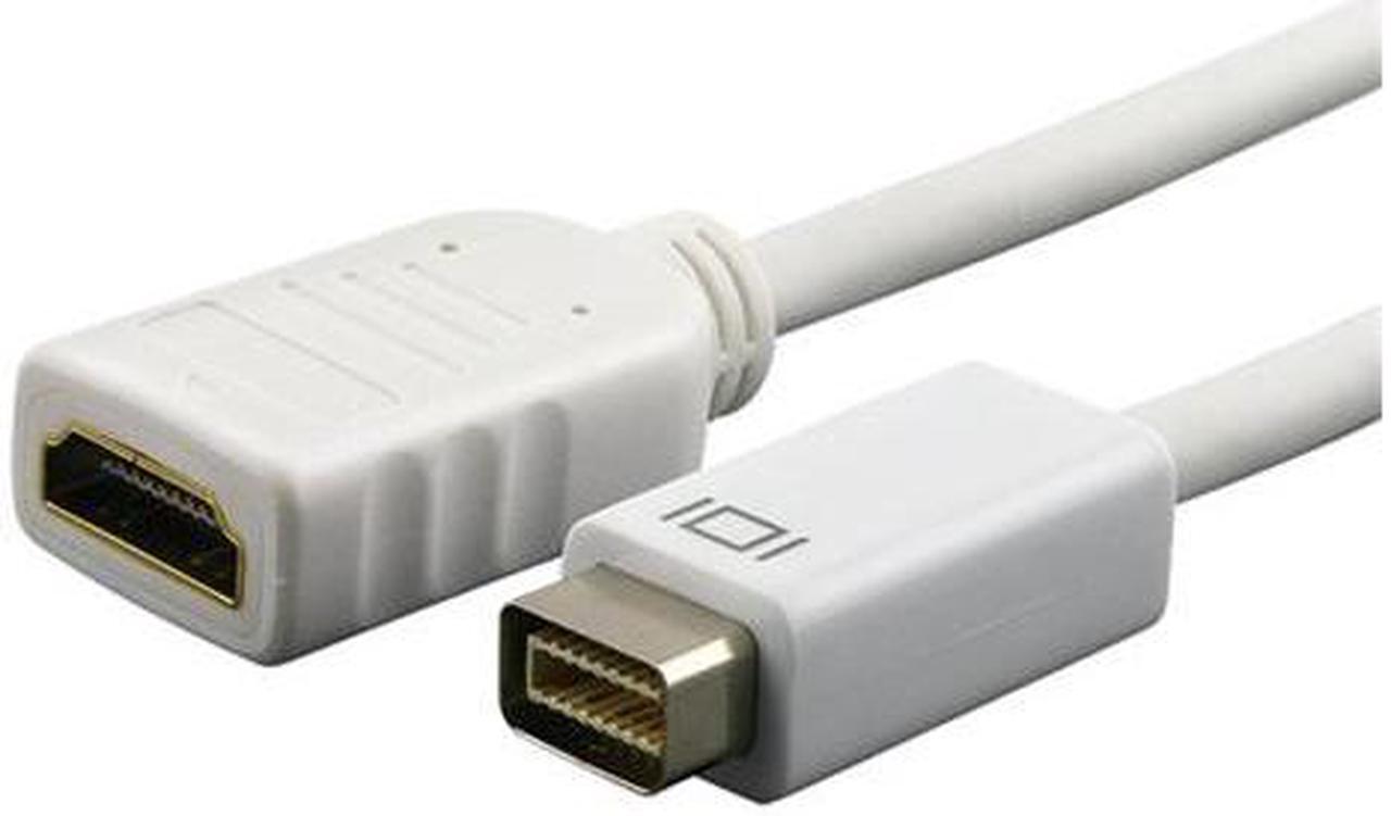 Alt view image 2 of 6 - Cable Wholesale Mini-DVI Male to HDMI Female Adapter Cable