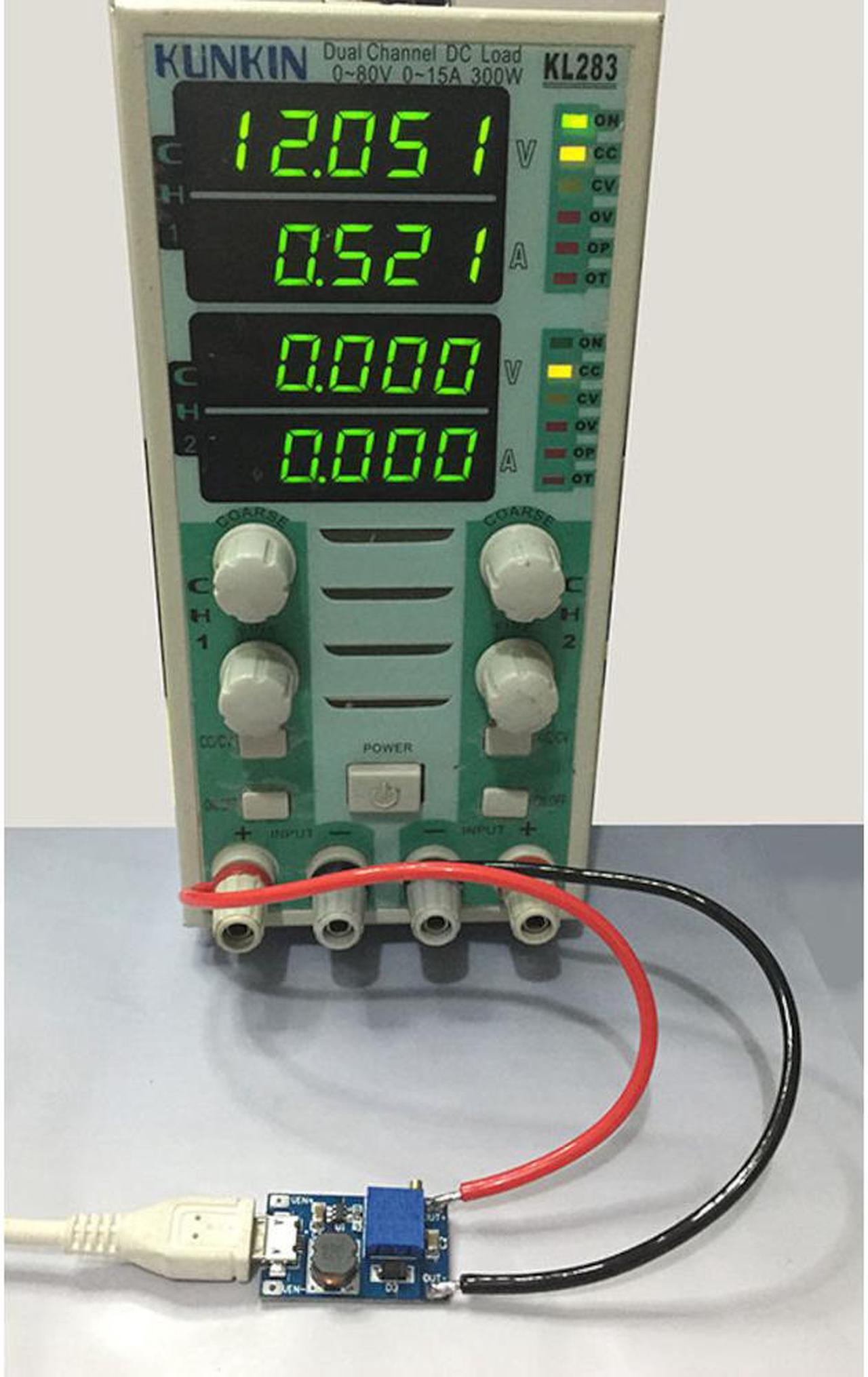 Alt view image 3 of 6 - 5pcs JacobsParts DC-DC Micro-USB Step Up Boost Module 2-24V Input 5V 9V 12V 28V Adjustable Output Power Converter MT3608