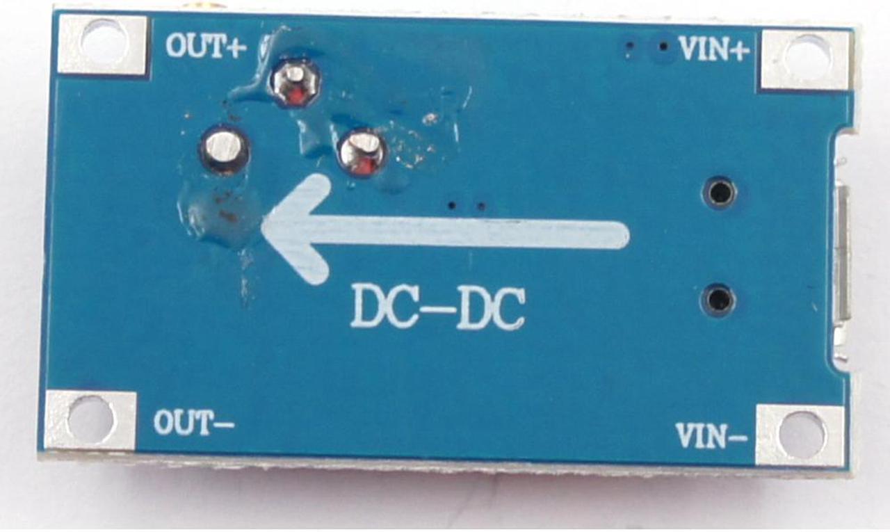 Alt view image 6 of 6 - 5pcs JacobsParts DC-DC Micro-USB Step Up Boost Module 2-24V Input 5V 9V 12V 28V Adjustable Output Power Converter MT3608