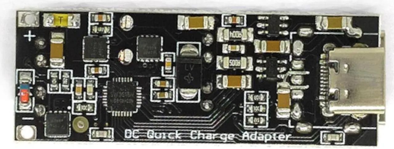 Alt view image 2 of 4 - 60W USB C PD 3.0 QC4+ & USB-A QC3.0 Fast Charger Step-Down Module 12V/24V DC IN