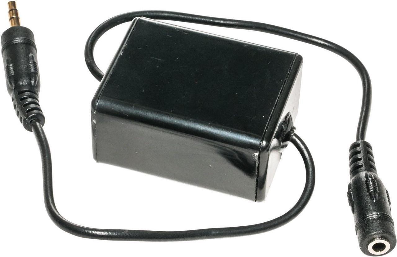 Main image of JacobsParts 3.5mm Aux Audio Noise Filter Ground Loop Isolator Eliminate Car Electrical Noise