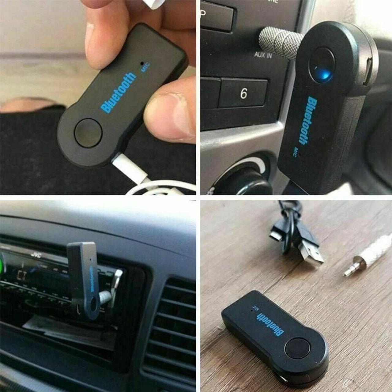 Alt view image 4 of 6 - Wireless Bluetooth Receiver 3.5mm AUX Audio Stereo Music Home Car Adapter Kit