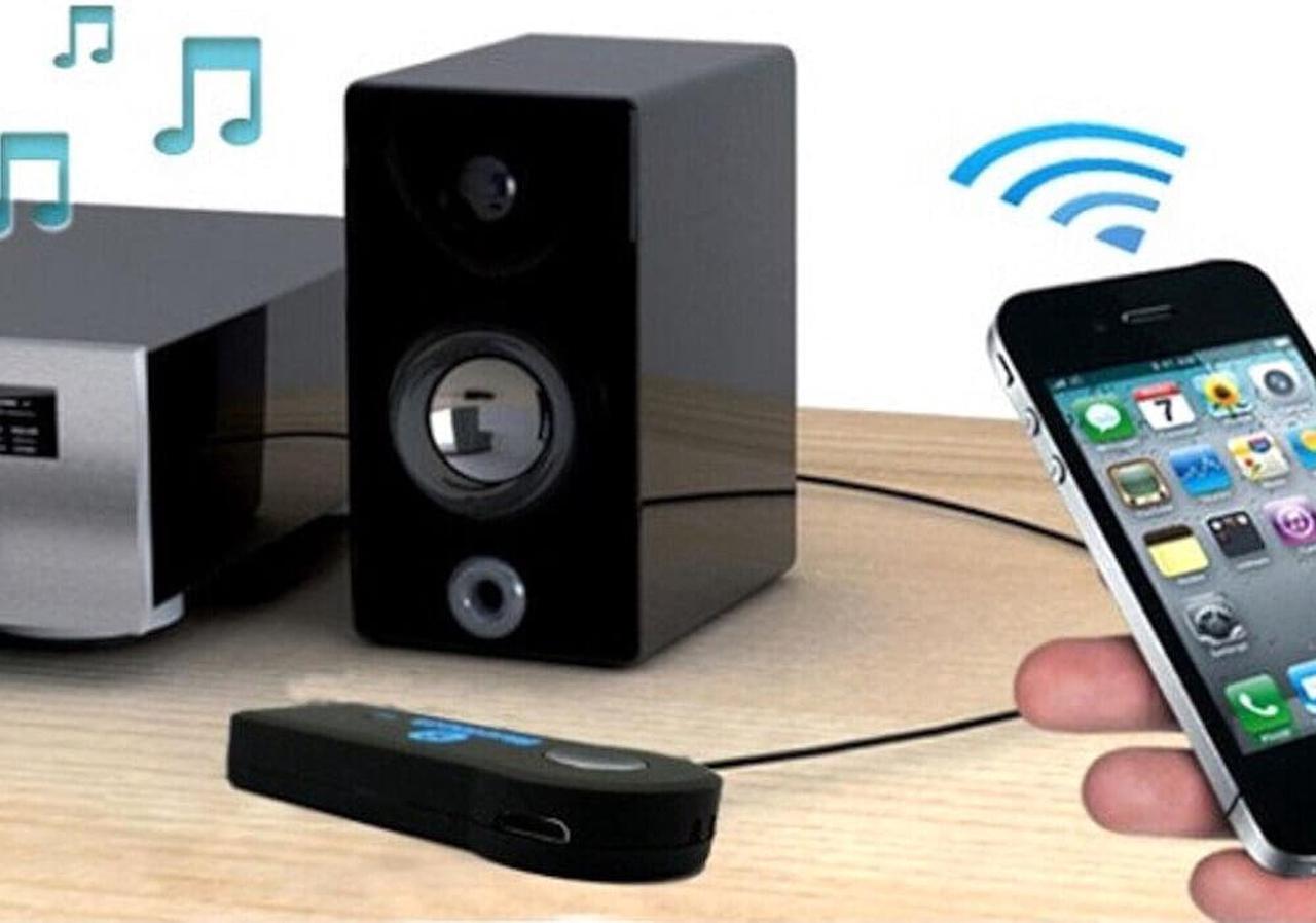 Alt view image 5 of 6 - Wireless Bluetooth Receiver 3.5mm AUX Audio Stereo Music Home Car Adapter Kit