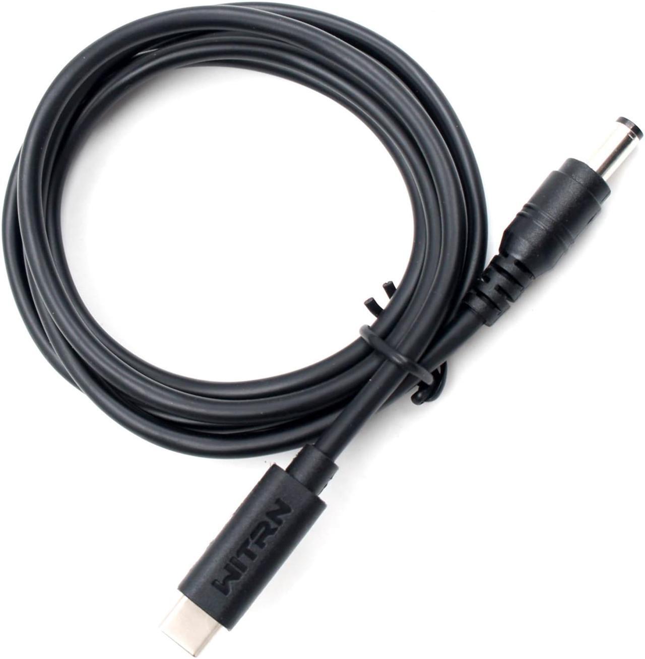 Main image of USB C Type-C 12V PD Trigger 4ft Power Cable 5A DC 5.5 x 2.5mm