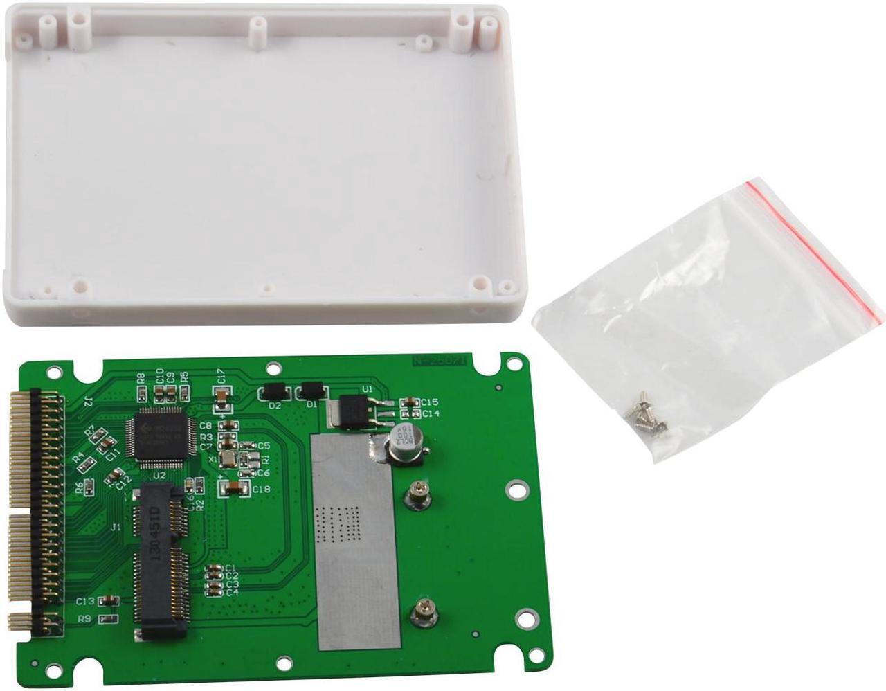 Main image of JacobsParts mSATA to 2.5" PATA / IDE SSD Enclosure Adapter Case 9.5mm Solid State Drive