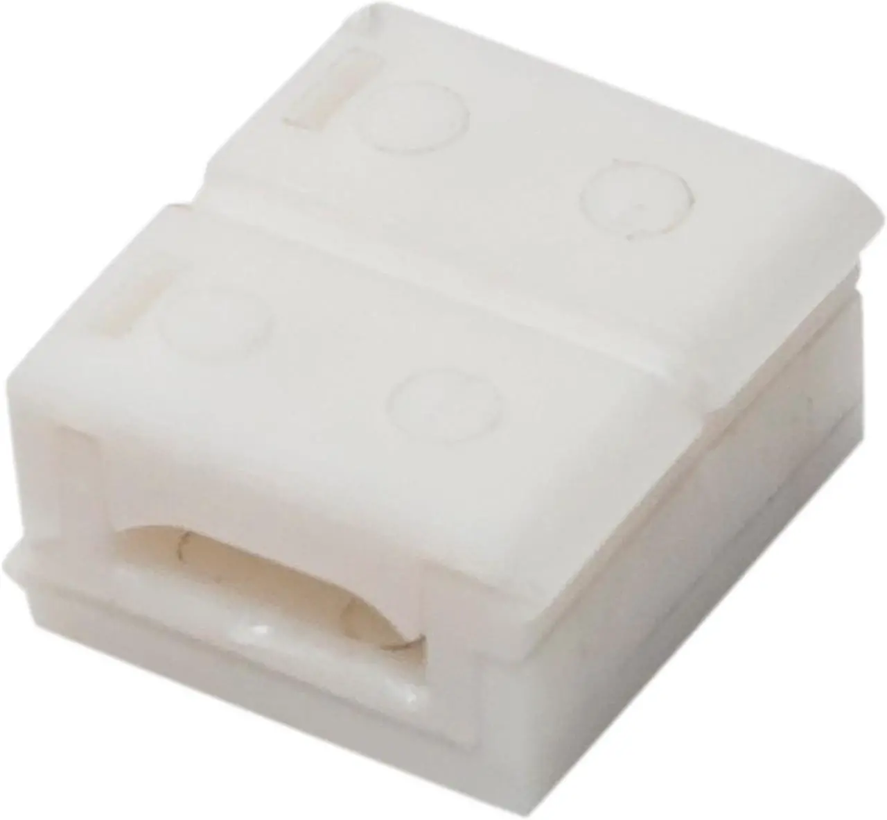Alt view image 2 of 2 - 8mm 2-pin Solderless Clip-on Coupler for Waterproof 3528 LED Strip Light