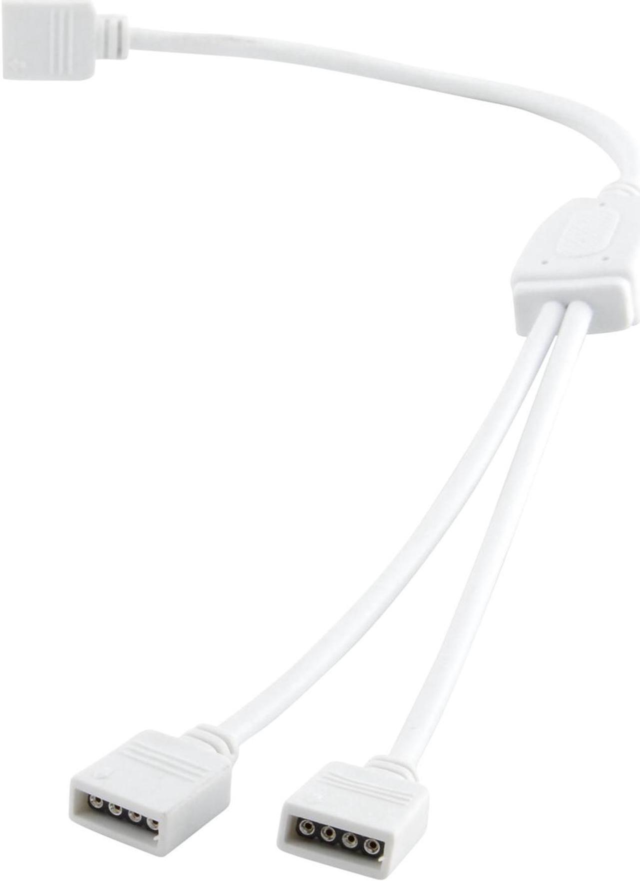 Main image of ABI 1:2 4-pin Female Power Splitter Cable for RGB LED Light Strip (5-Pack)