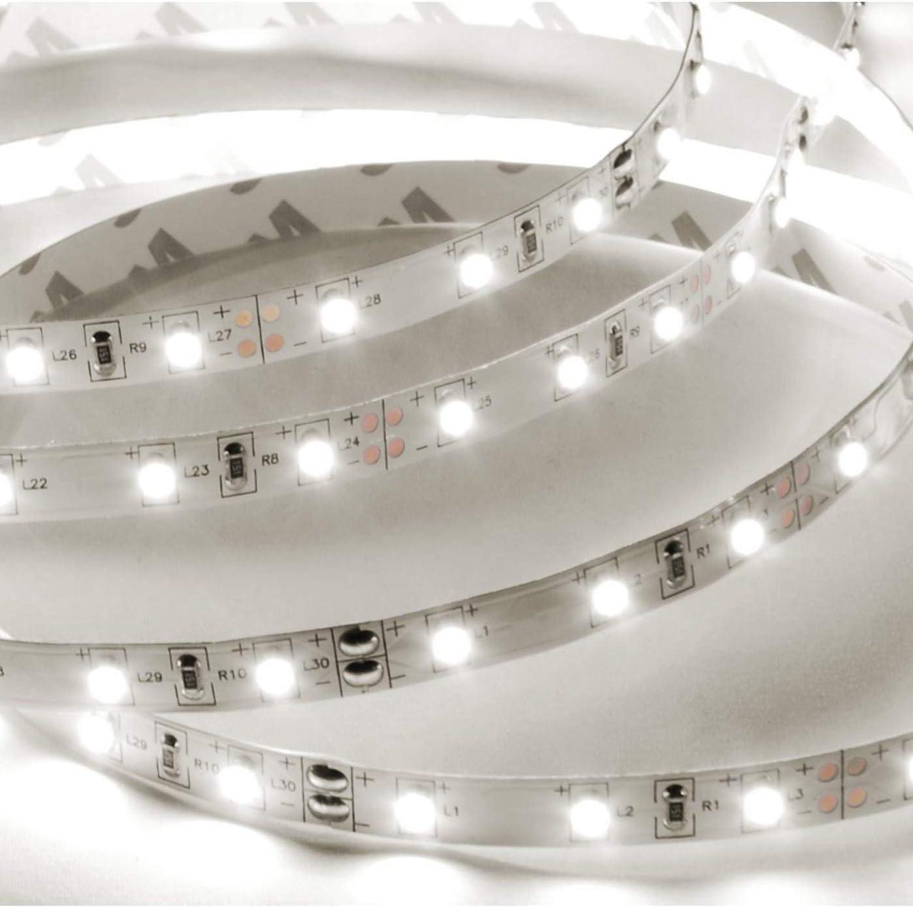 Main image of 16FT Flexible LED Strip Light w/ Power Supply, Natural White 4000K, SMD 2835 12V