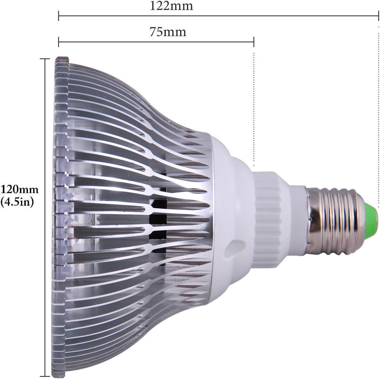 Alt view image 4 of 5 - ABI LED Light Bulb for Red Light Therapy, 850nm Near Infrared, 54W Class