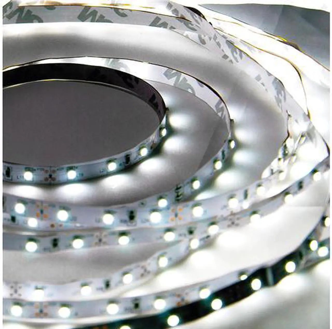 Main image of ABI Cool White Flexible LED Strip Light, SMD 3528, 5M Roll 60LED/M, Indoor Use