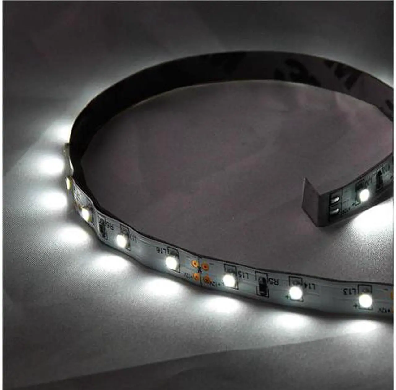 Alt view image 3 of 3 - ABI Cool White Flexible LED Strip Light, SMD 3528, 5M Roll 60LED/M, Indoor Use