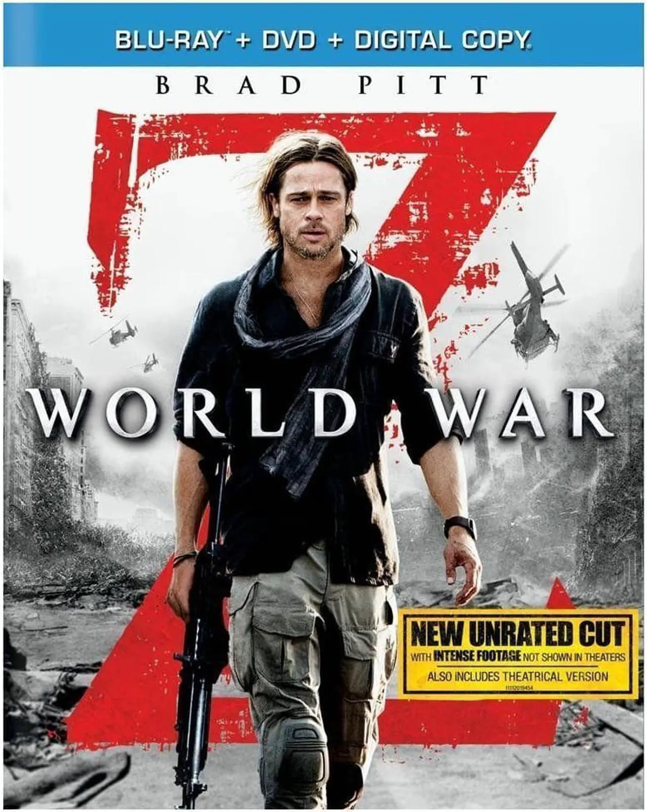 Alt view image 5 of 5 - World War Z Blu-Ray Combo Pack Blu-Ray/DVD/Digital Copy