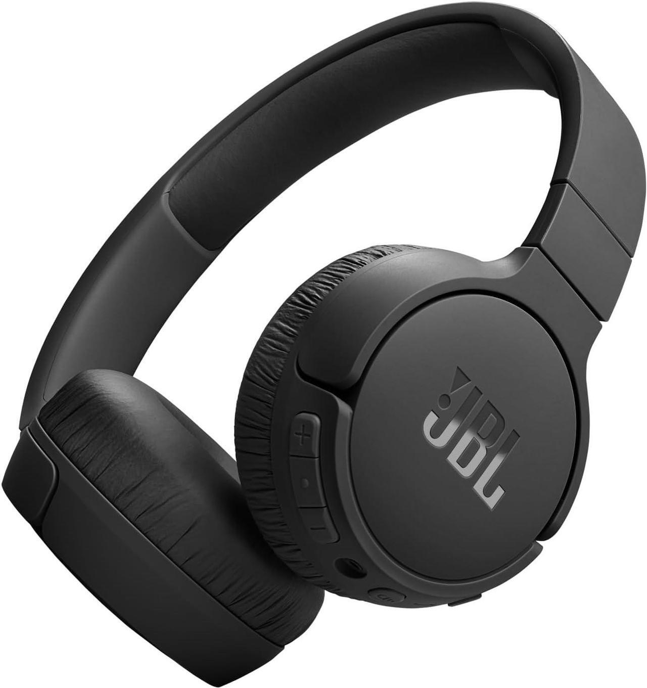 Main image of JBL Tune 670NC - Adaptive Noise Cancelling with Smart Ambient Wireless On-Ear Headphones, Up to 70H Battery Life with Speed Charge, Lightweight, Comfortable and Foldable Design (Black)