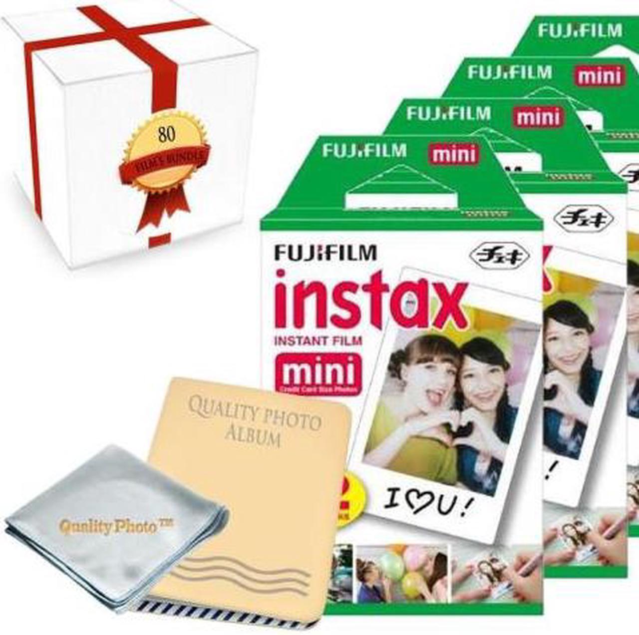 Alt view image 2 of 5 - Fujifilm INSTAX Mini Instant Film 8 Pack (80 Films) - Photo Album - Gift Packaging