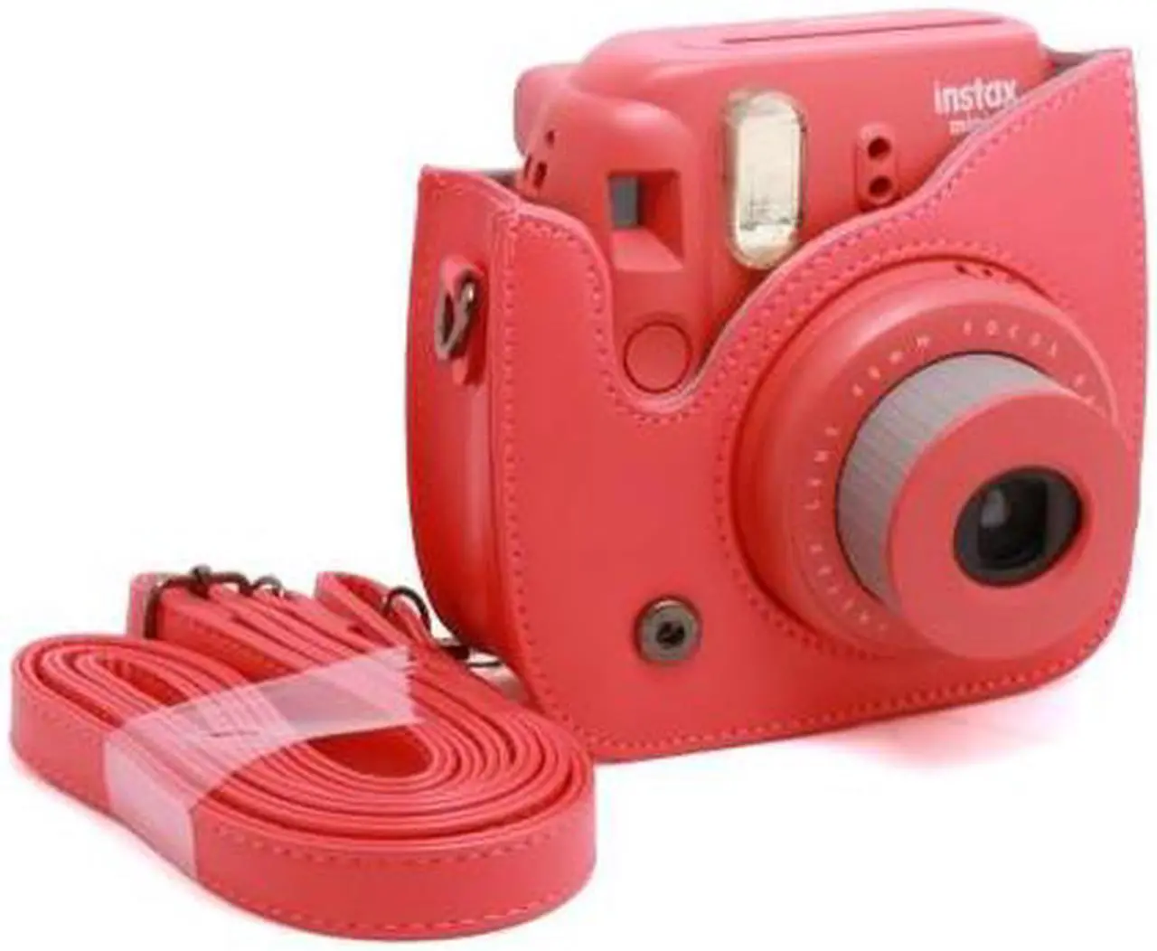 Alt view image 4 of 7 - Fujifilm instax mini 8 accessories KIT RASPBERRY includes - instant film 10 pack +  deluxe bundle for fujifilm instax mini 8 camera