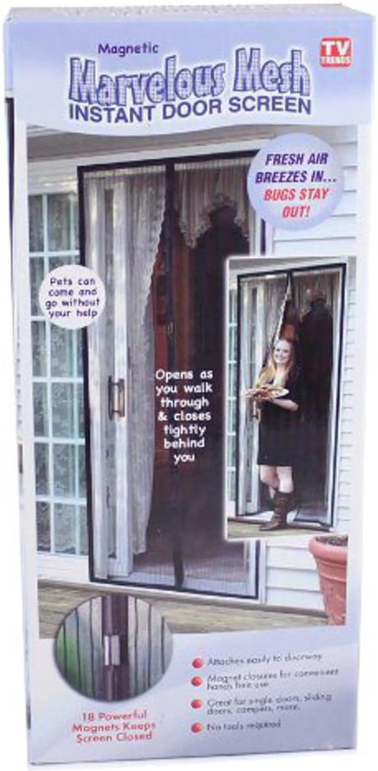 Alt view image 2 of 6 - Marvelous Mesh Instant Screen Door ~As Seen on TV ~ Same as Magic Mesh